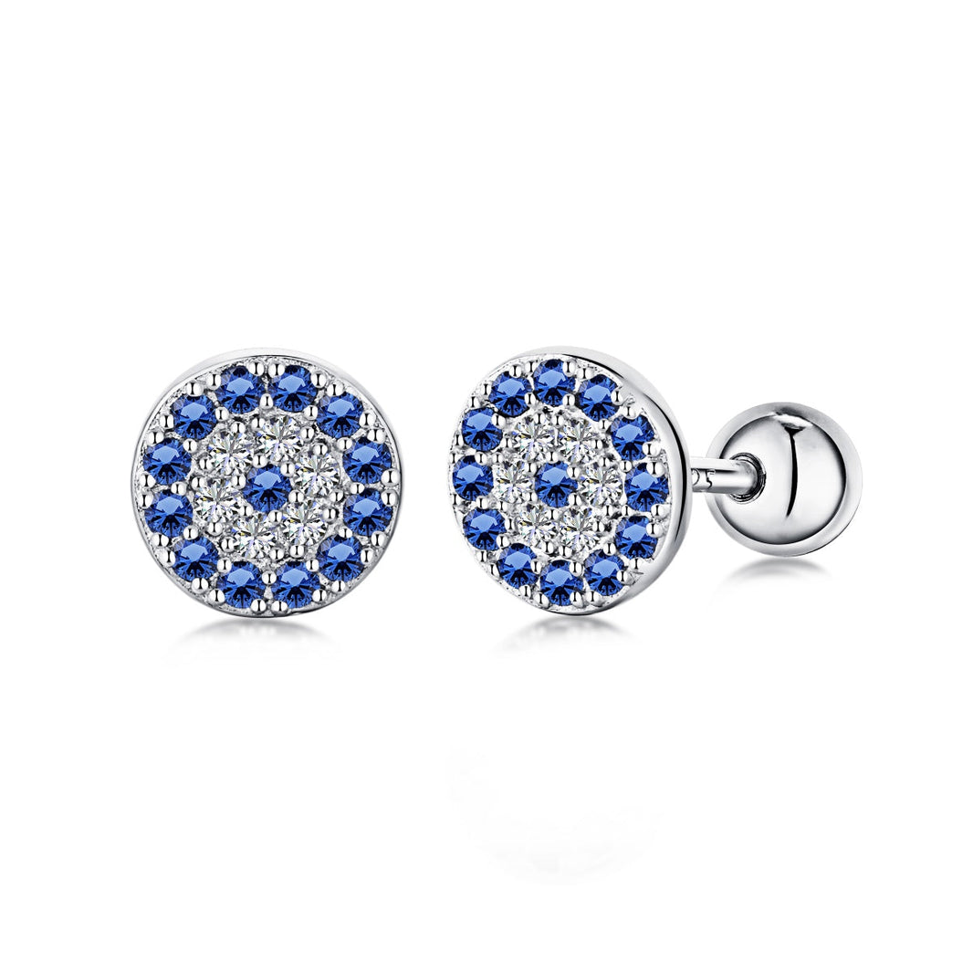 [LUCKY LOVE]Devil's Eye Ear Bone Nail Earrings