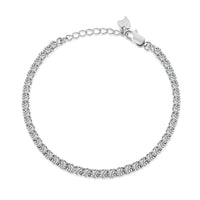 [LUCKY LOVE]Sparkling Round Cut Daily Bracelet