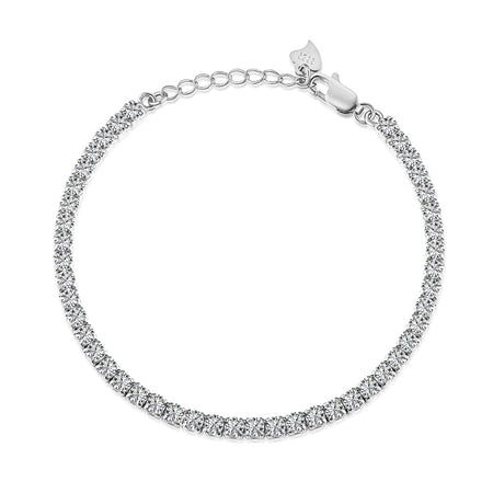 [LUCKY LOVE]Sparkling Round Cut Daily Bracelet