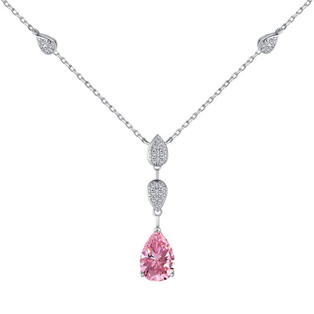 [LUCKY LOVE]Dazzling Pear Cut Necklace