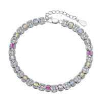 [LUCKY LOVE]Dazzling Radiant Multi Cut Daily Bracelet
