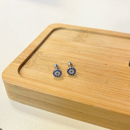 [LUCKY LOVE]Devil's Eye Ear Bone Nail Earrings