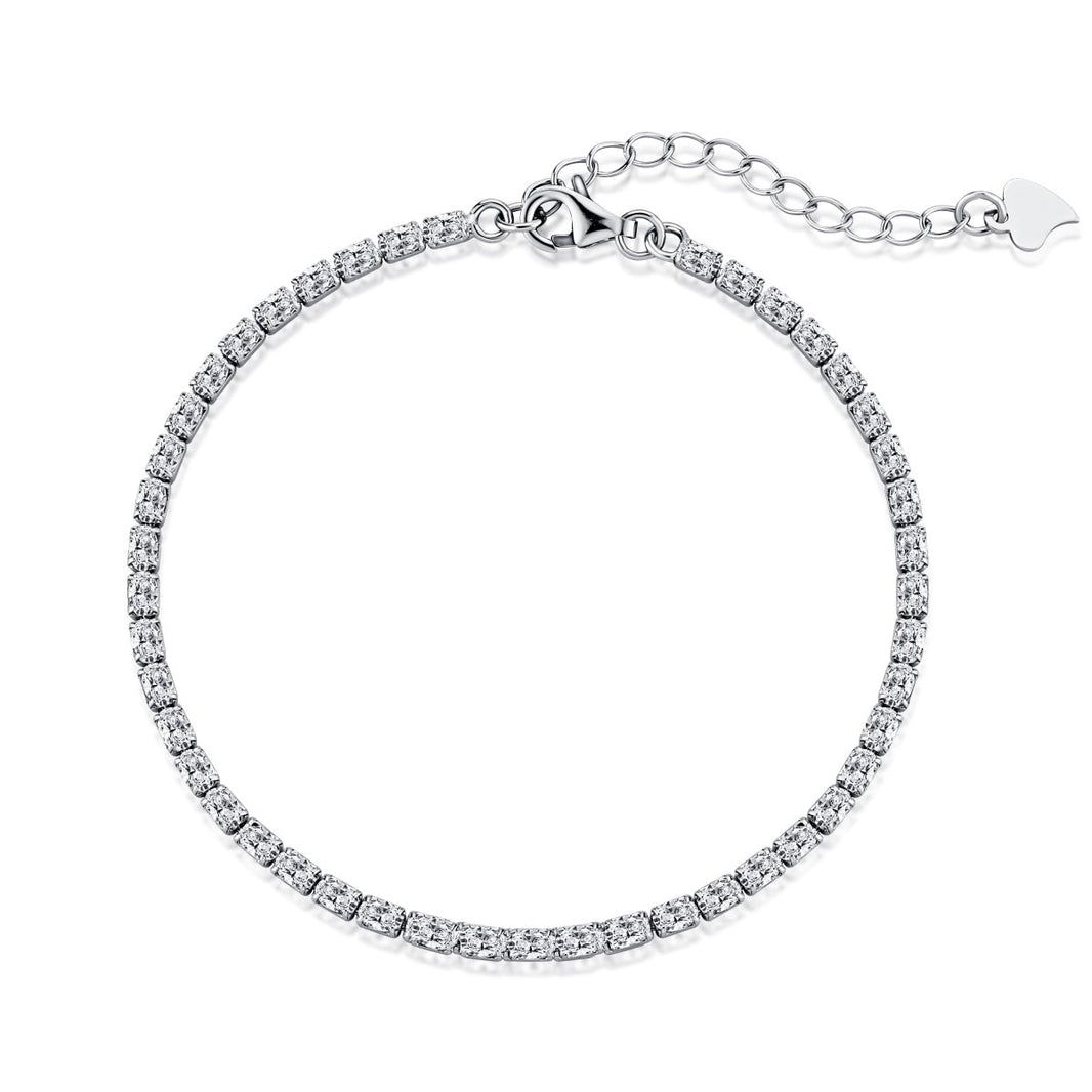 [LUCKY LOVE]Elegant Emerald Cut Daily Bracelet