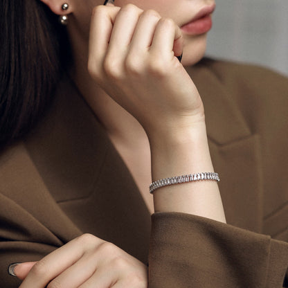 [LUCKY LOVE]Exquisite Emerald Cut Daily Bracelet
