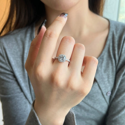 [LUCKY LOVE]Dazzling Resplendent Round Cut Wedding Ring