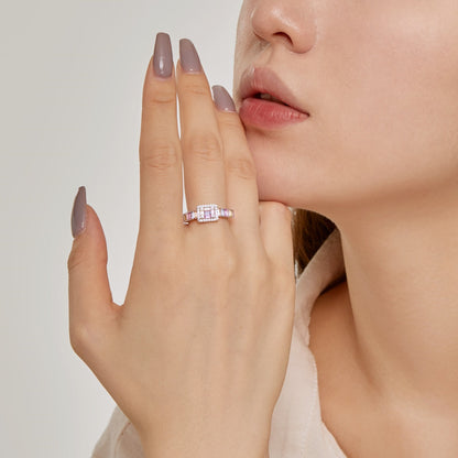 [LUCKY LOVE]Exquisite Colorful Radiant Cut Party Ring