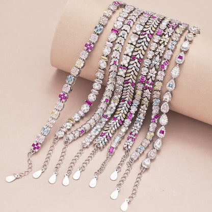 [LUCKY LOVE]Unique Colorful Flower Shape Daily Bracelet