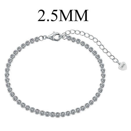 [LUCKY LOVE]Dazzling Sparkling Round Cut Daily Bracelet