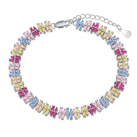 [LUCKY LOVE]Sparkling Exquisite Multi Cut Party Bracelet