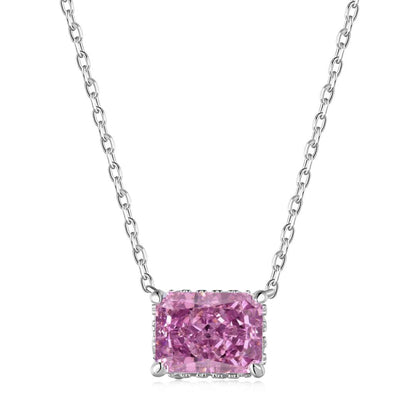 [LUCKY LOVE]Luxurious Square Shape Colorful Necalack
