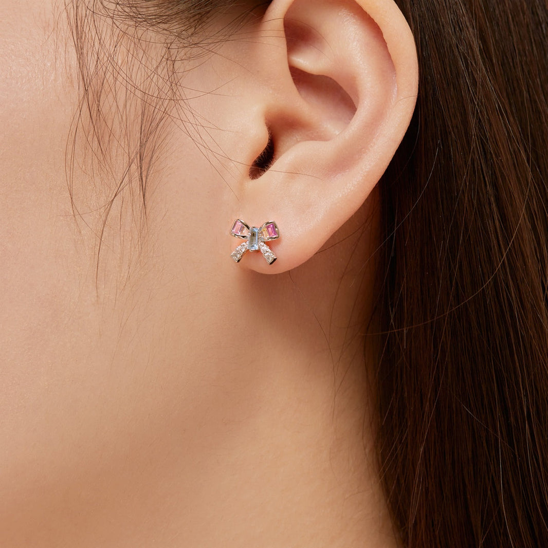[LUCKY LOVE]Ornate Butterfly Shape Daily Earrings