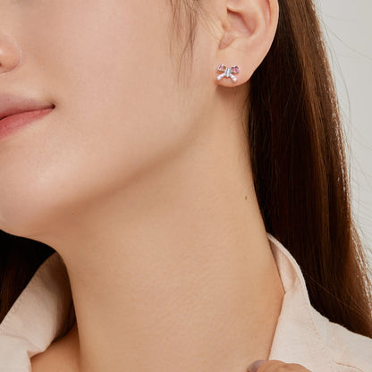[LUCKY LOVE]Ornate Butterfly Shape Daily Earrings