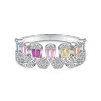 [LUCKY LOVE]Gorgeous Radiant Cut Daily Ring