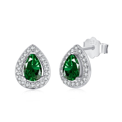 [LUCKY LOVE]Luxurious Water Drop Shape Earrings