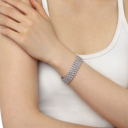 [LUCKY LOVE]Ornate Elegant Round Cut Party Bracelet