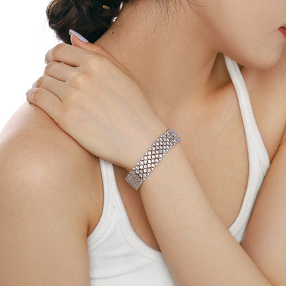 [LUCKY LOVE]Ornate Elegant Round Cut Party Bracelet