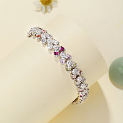 [LUCKY LOVE]Dainty Exquisite Flower Shape Daily Bracelet