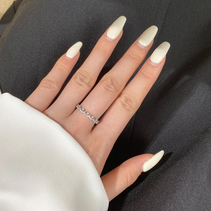 [LUCKY LOVE]Elegant Resplendent Round Shape Party Ring