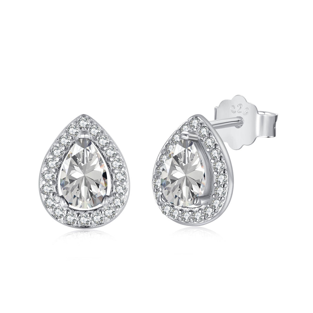 [LUCKY LOVE]Luxurious Water Drop Shape Earrings