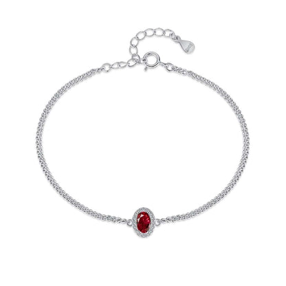 [LUCKY LOVE]Exquisite Oval Shape Bracelet