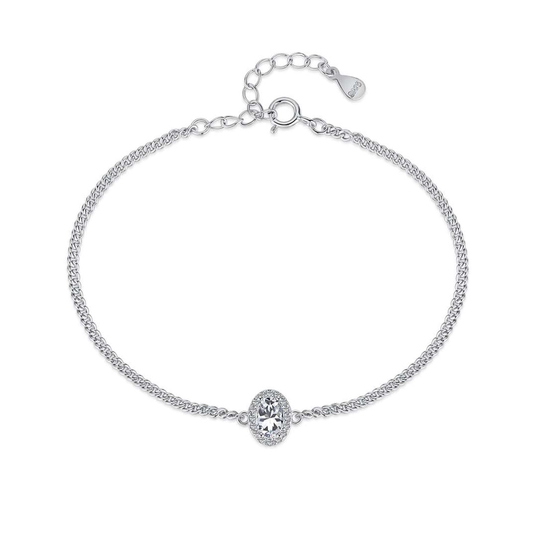 [LUCKY LOVE]Exquisite Oval Shape Bracelet