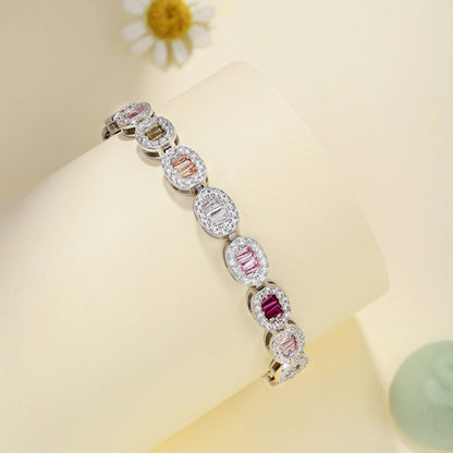 [LUCKY LOVE]Exquisite Ornate Emerald Cut Daily Bracelet