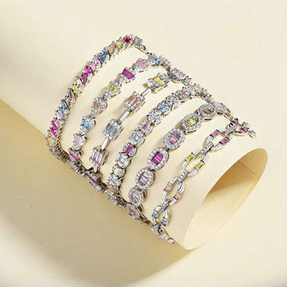 [LUCKY LOVE]Exquisite Ornate Emerald Cut Daily Bracelet