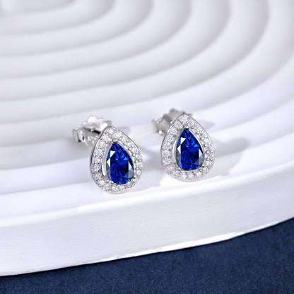[LUCKY LOVE]Luxurious Water Drop Shape Earrings