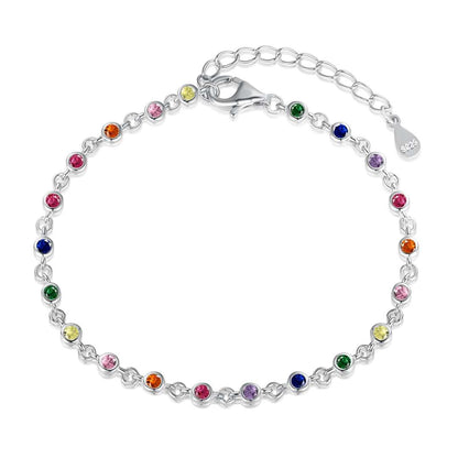 [LUCKY LOVE]Colorful Bead Array Bracelet