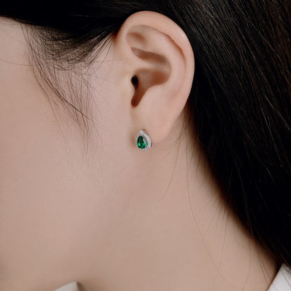 [LUCKY LOVE]Luxurious Water Drop Shape Earrings