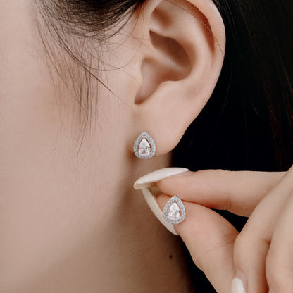 [LUCKY LOVE]Luxurious Water Drop Shape Earrings
