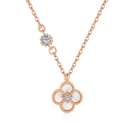[LUCKY LOVE]Delicate Flower Shape Necklace