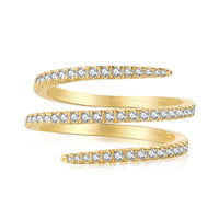 [LUCKY LOVE]Unique Vibrant Entangle Daily Ring