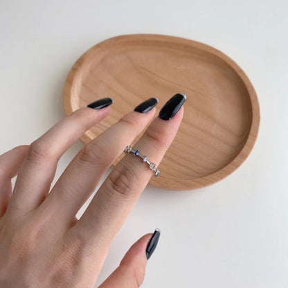 [LUCKY LOVE]Unique Trapezoid Cut Daily Ring