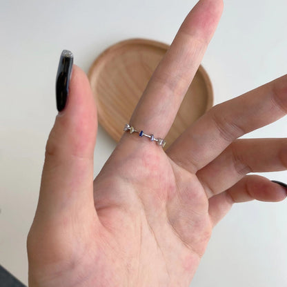 [LUCKY LOVE]Unique Trapezoid Cut Daily Ring