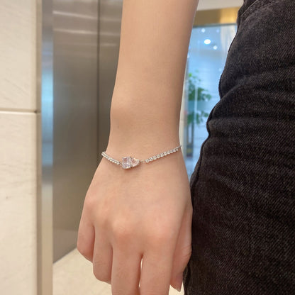 [LUCKY LOVE]Dazzling Unique Multi Shape Lover Bracelet