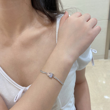 [LUCKY LOVE]Dazzling Unique Multi Shape Lover Bracelet