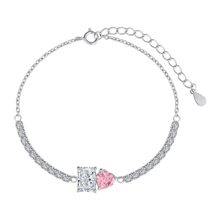 [LUCKY LOVE]Dazzling Unique Multi Shape Lover Bracelet