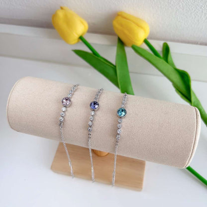[LUCKY LOVE]Luxurious Heart Of The Ocean Bracelet