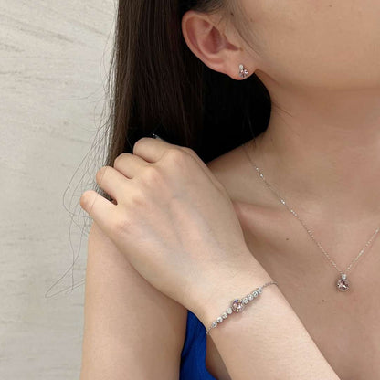 [LUCKY LOVE]Luxurious Heart Of The Ocean Bracelet