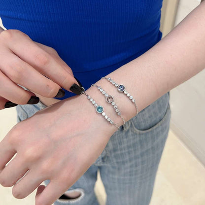 [LUCKY LOVE]Luxurious Heart Of The Ocean Bracelet