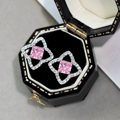 [LUCKY LOVE]Elegant Star Shape Princess Cut Daily Earrings