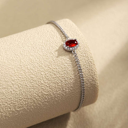 [LUCKY LOVE]Exquisite Oval Shape Bracelet