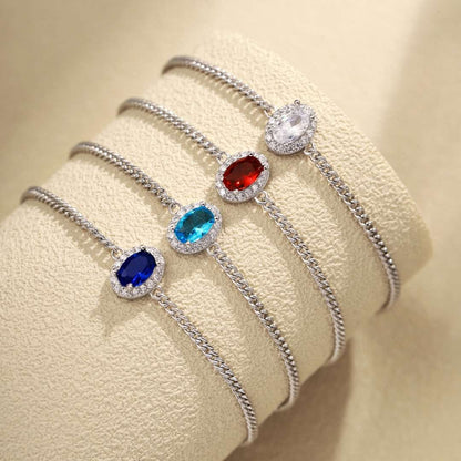 [LUCKY LOVE]Exquisite Oval Shape Bracelet