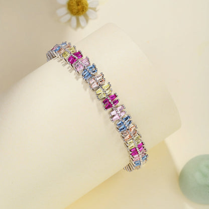 [LUCKY LOVE]Sparkling Exquisite Multi Cut Party Bracelet