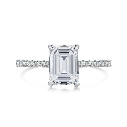 [LUCKY LOVE]2.0 Carat Scintillating Ornate Radiant Cut Party Ring