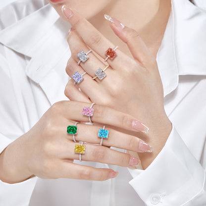 [LUCKY LOVE]4.0 Carat Luxurious Engagement Ring