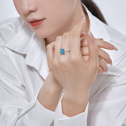 [LUCKY LOVE]4.0 Carat Luxurious Engagement Ring