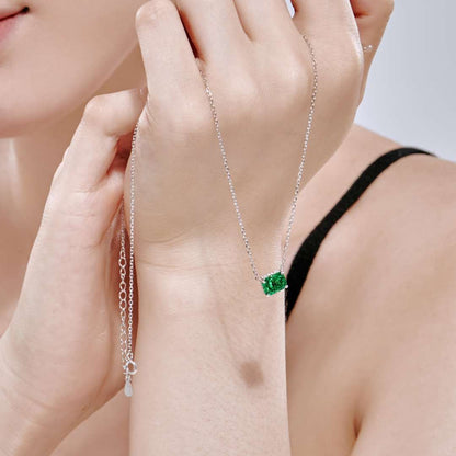 [LUCKY LOVE]Luxurious Square Shape Colorful Necalack