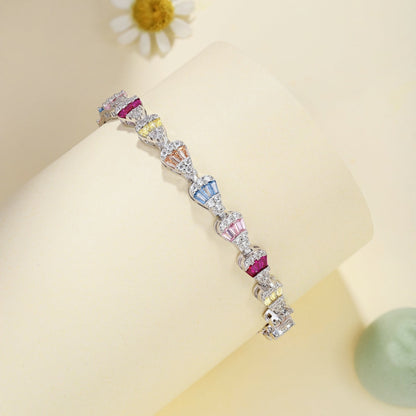 [LUCKY LOVE]Radiant Water Drop Shape Daily Bracelet